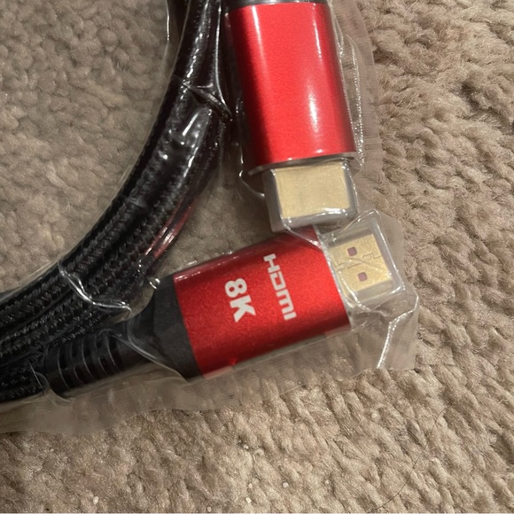 2pcs 8K HDMI CABLE 3 ft NWT - Picture 2 of 2